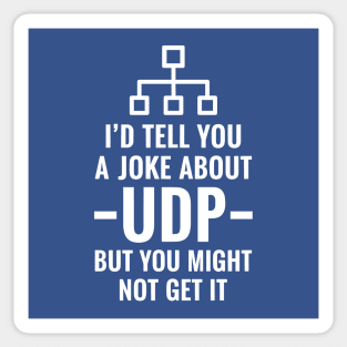 Hilarious UDP Joke Sticker